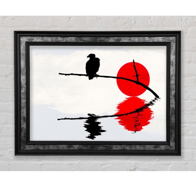 Reflections Of The Red Sun Eagle - Single Picture Frame Art Prints Bright Star Size: 100.1cm H x 141.4cm W x 8cm D on Productcaster.