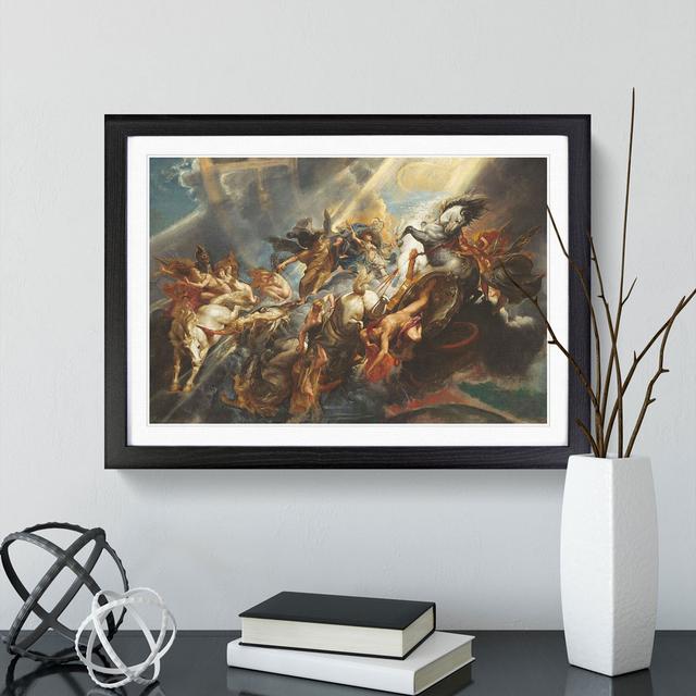 The Fall of Phaeton by Peter Paul Rubens - Picture Frame Painting East Urban Home Frame Option: Black, Size: 48cm H x 65cm W x 2cm D on Productcaster.