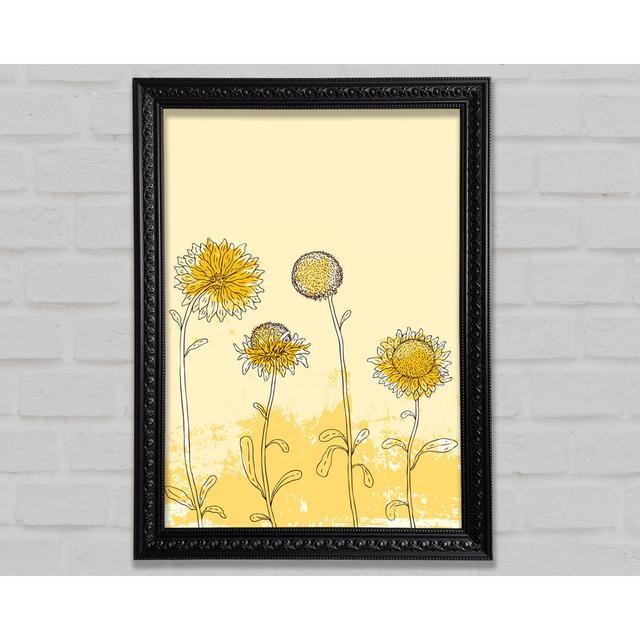 Sunflower Meadow - Print Bright Star Size: 59.7cm H x 42cm W on Productcaster.