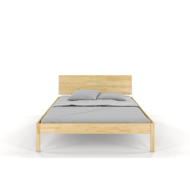 Visby AMMER Wooden Bed 2 Brayden Studio Colour: Natural, Size: European Kingsize (160 x 200cm) on Productcaster.