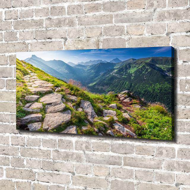 Sunrise Tatra Mountains - Print Union Rustic Format: Canvas, Size: 70cm H x 140cm W x 2cm D on Productcaster.