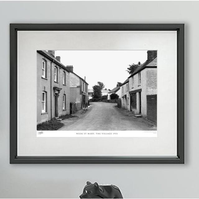 'Week St Mary, the Village 1951' by Francis Frith - Picture Frame Photograph Print on Paper The Francis Frith Collection Size: 28cm H x 36cm W x 2.3cm on Productcaster.