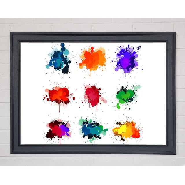 Chakra Colours 2 Framed Print Ivy Bronx Size: 84.1cm H x 118.9cm W x 1.5cm D, Format: Grey Framed Paper on Productcaster.