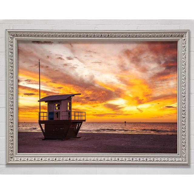 Watchers Tower Sunset - Print Bright Star Size: 59.7cm H x 84.1cm W x 3cm D on Productcaster.