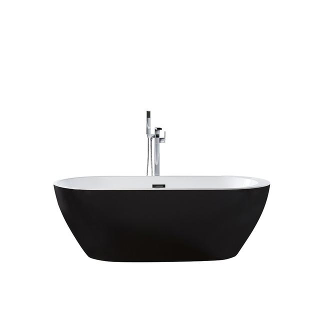 Neill Freestanding Roll Top Bathtub Metro Lane Size: 58cm H x 75cm W x 160cm L on Productcaster.