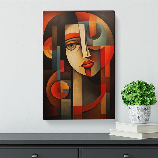 Indian Woman CubismNo.4 - Print Metro Lane Size: 50cm H x 35cm W x 3cm D on Productcaster.