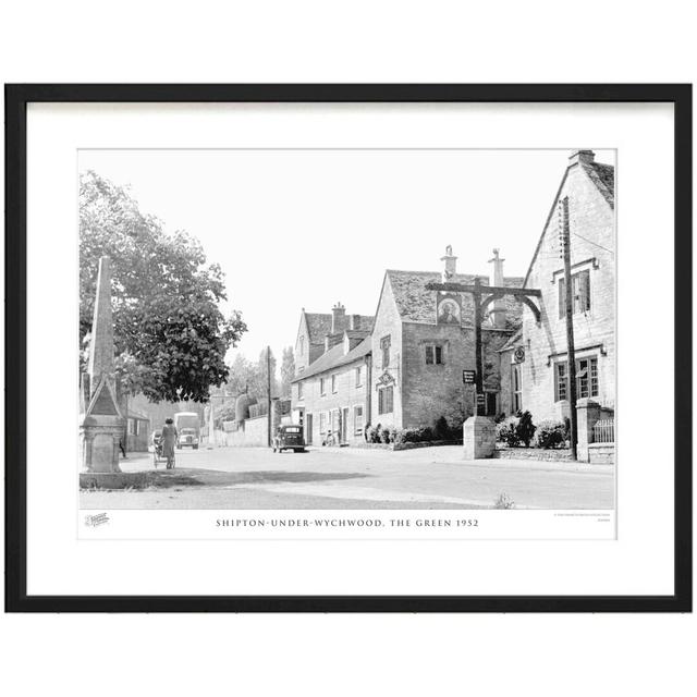 'Shipton Under Wychwood, the Green 1952' by Francis Frith - Picture Frame Photograph Print on Paper The Francis Frith Collection Size: 40cm H x 50cm W on Productcaster.