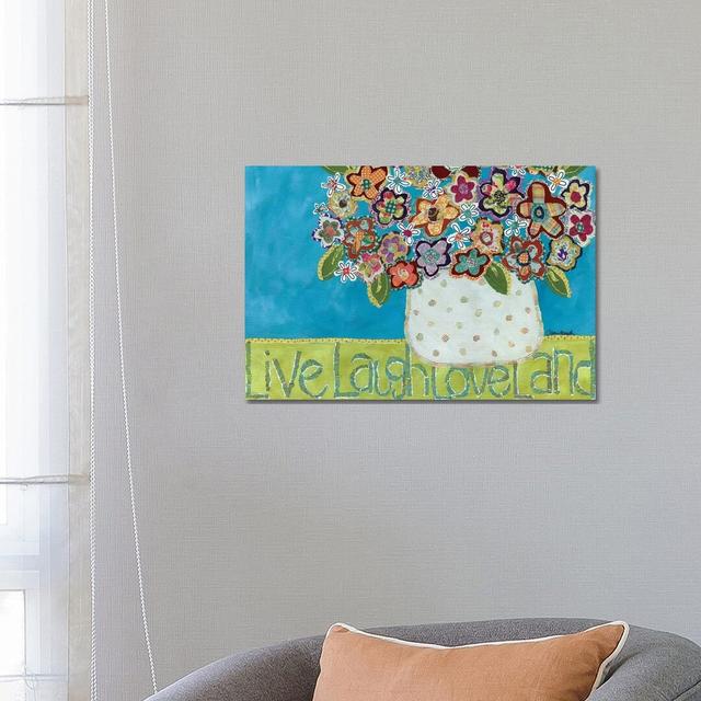 Live Laugh Loveland by Jamie Morath - Wrapped Canvas Painting ClassicLiving Size: 45.72cm H x 66.04cm W x 1.91cm D on Productcaster.