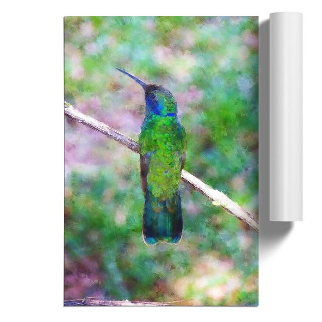 Hummingbird Vol.4 - No Frame Print East Urban Home Size: 30cm H x 21cm W x 0.1cm D on Productcaster.