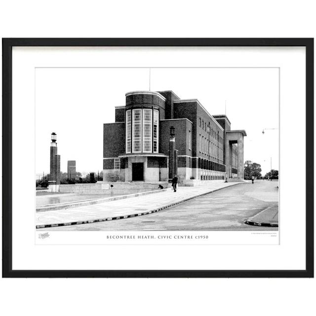 Becontree Heath, Civic Centre C1950 by Francis Frith - Single Picture Frame Print The Francis Frith Collection Size: 45cm H x 60cm W x 2.3cm D on Productcaster.