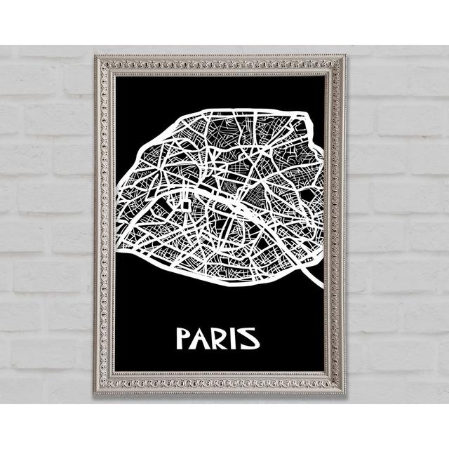 Map Of The City 7 - Single Picture Frame Art Prints Bright Star Size: 42cm H x 29.7cm W x 3cm D on Productcaster.