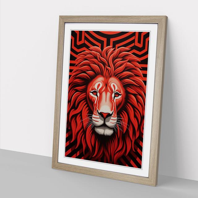 XYZ-FRM-V1223-4276 Single Picture Frame Art Prints on Wood World Menagerie Format: Oak Framed, Size: 34cm H x 25cm W x 2cm D on Productcaster.