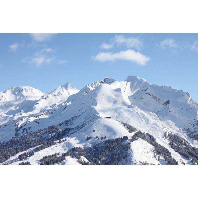 Ski Slopes In La Clusaz by Imv - Wrapped Canvas Art Prints Alpen Home Size: 51cm H x 76cm W x 3.8cm D on Productcaster.