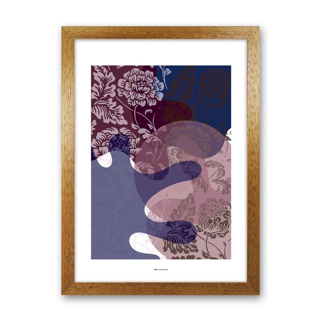 PJ-836-17 Flower - Graphic Art Print on Paper 17 Stories Frame Option: Oak Framed, Size: 29.7cm H x 21cm W x 3cm D on Productcaster.