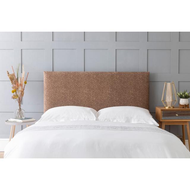 Small Single Willow Lilac Upholstered Headboard, Designer Fabric, Made In England Rosalind Wheeler Colour: Plum, Size: Small Single (2'6) on Productcaster.