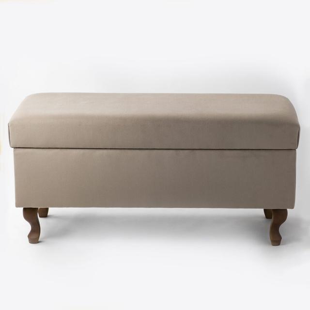 Regnier Upholstered Storage Bench Rosalind Wheeler Size: H47 x W70 x D35cm on Productcaster.