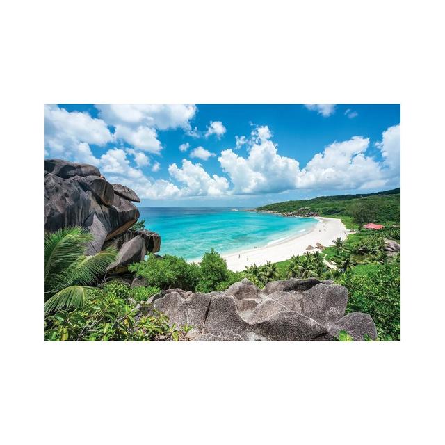 Grand Anse Beach On La Digue Island, Seychelles House of Hampton Size: 30.48cm H x 45.72cm W x 1.91cm D on Productcaster.