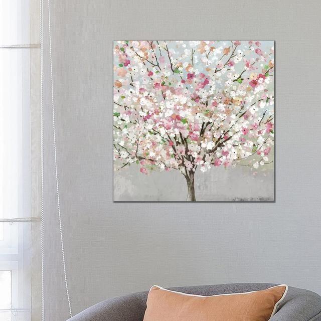 Spring Love by Allison Pearce - Wrapped Canvas Painting ClassicLiving Size: 66.04cm H x 66.04cm W x 1.91cm D on Productcaster.