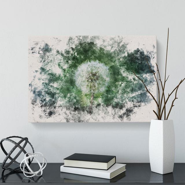 Dandelion Seeds Vol.1 Watercolour - Wrapped Canvas Graphic Art East Urban Home Size: 50cm H x 76cm W x 3cm D on Productcaster.