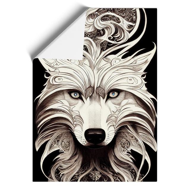 Wolf Art Deco No.1 - Print Alpen Home Size: 29.7cm H x 21cm W, Matte Colour: No Matte, Format: Paper on Productcaster.