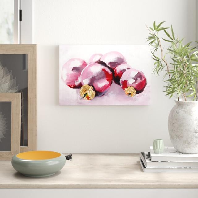 'Pink Christmas' Print on Canvas East Urban Home Size: 76.2 cm H x 114.3 cm W x 3.8 cm D on Productcaster.