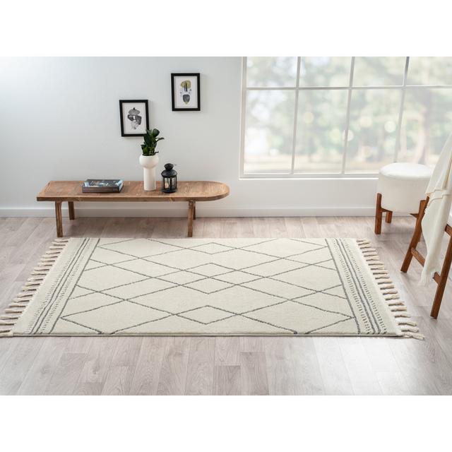 Grey Rug Gracie Oaks Rug Size: Rectangle 140 x 200cm on Productcaster.