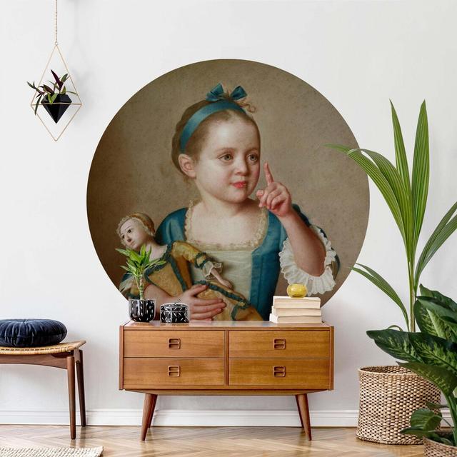 Kaan Matte Peel & Stick Mural Rosalind Wheeler Size: 100cm L x 100cm W on Productcaster.