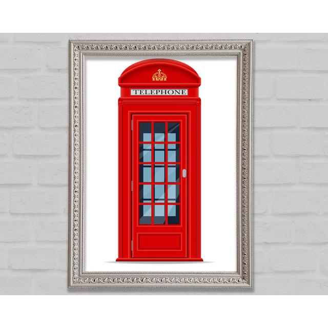 Red Phone Box - Print Bright Star Size: 29.7cm H x 21cm W x 3cm D on Productcaster.