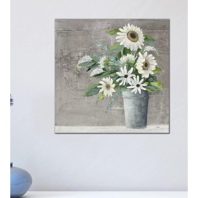 Late Summer Bouquet II Rustic by Julia Purinton - Wrapped Canvas Print Brambly Cottage Size: 45.72cm H x 45.72cm W on Productcaster.