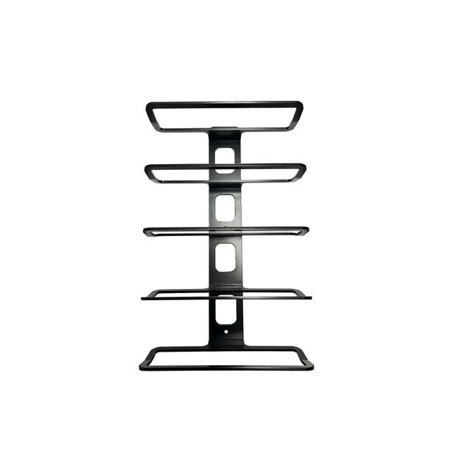 5 Bottle Wall Mounted Wine Storage Rack Metal Display Stand Holder Belfry Kitchen Colour: Black on Productcaster.