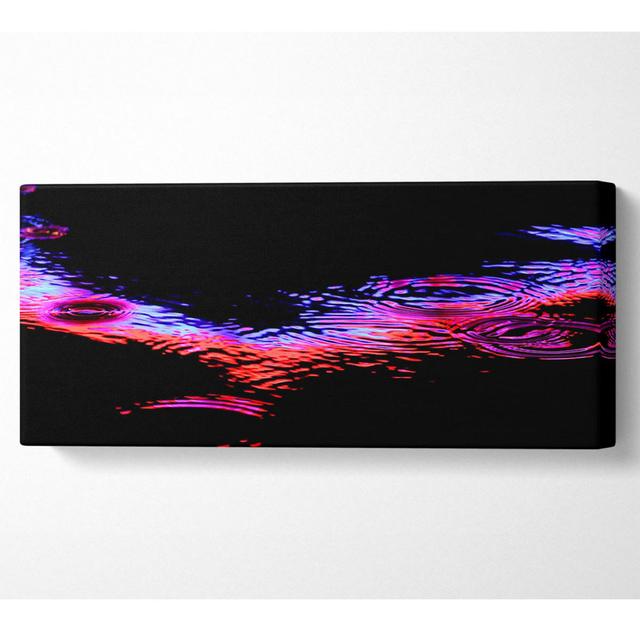 Rain Colorful - Wrapped Canvas Panoramic Art Prints Ebern Designs Size: 81.3cm H x 183cm W x 10cm D on Productcaster.