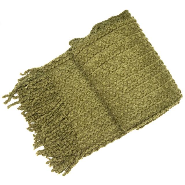 Gwin August Grove Throw August Grove Colour: Olive on Productcaster.