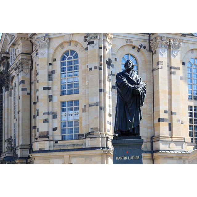 Martin Luther Monument - Wrapped Canvas Print 17 Stories Size: 81cm H x 122cm W on Productcaster.