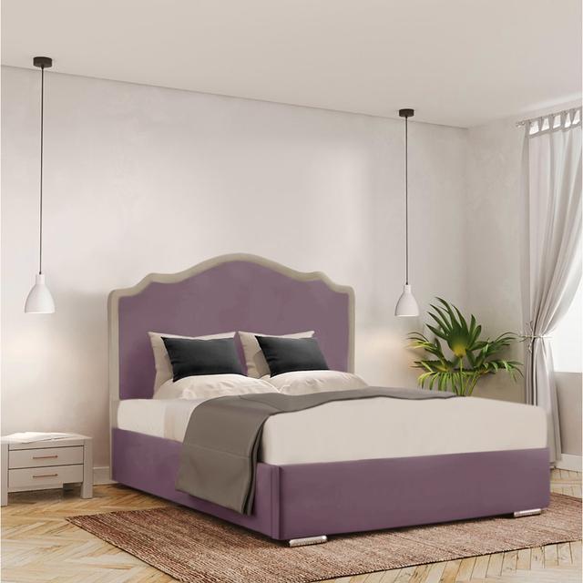 Dias Upholstered Storage Bed Lark Manor Colour: Lilac, Size: Single (3') on Productcaster.