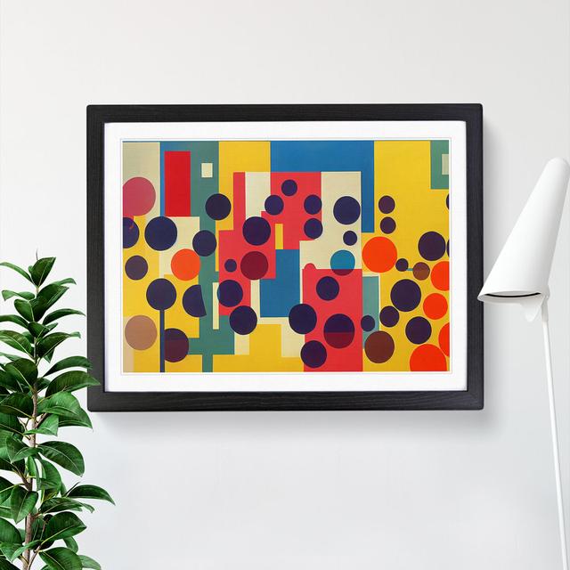 Inspiring Flower Market Abstract - Picture Frame Graphic Art Metro Lane Frame Colour: Black Framed, Size: 34cm H x 46cm W x 2cm D on Productcaster.