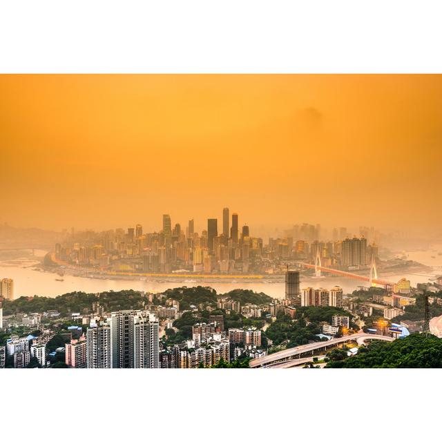 Chongqing Skyline - Wrapped Canvas Photograph 17 Stories Size: 51cm H x 76cm W on Productcaster.