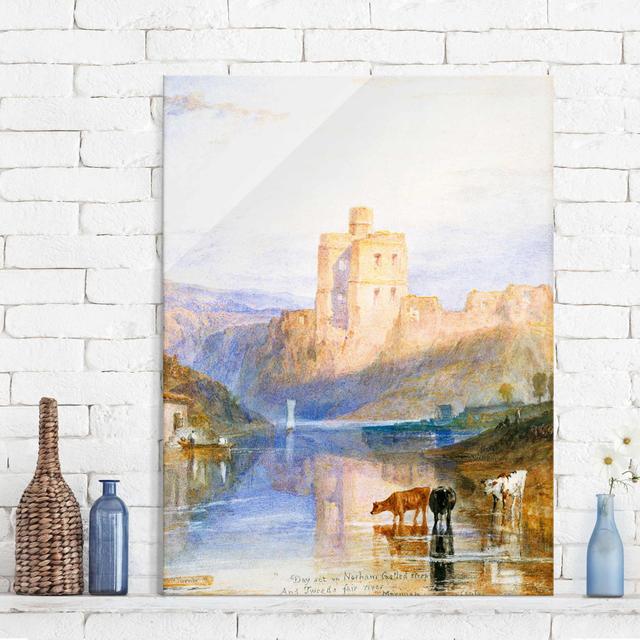 Glasbild Norham Castle von J. M. W. Turner East Urban Home Größe: 80 cm H x 60 cm B on Productcaster.