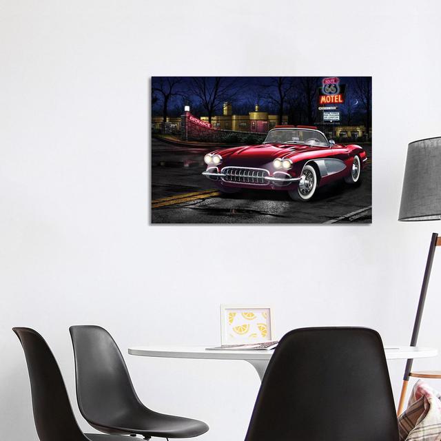 Vette 66 by Helen Flint - Wrapped Canvas Print Latitude Run Size: 66.04cm H x 101.6cm W x 1.91cm D on Productcaster.