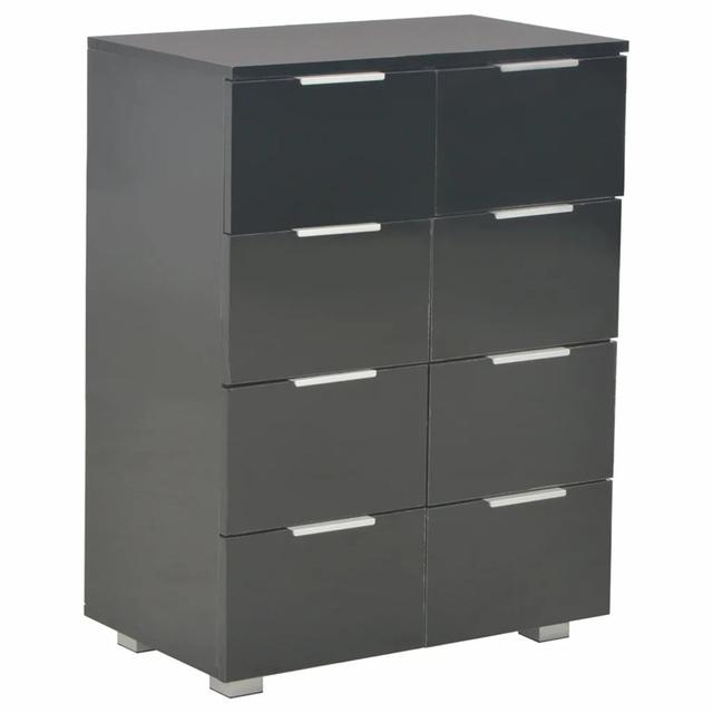 Dushaj 8 - Drawer Rectangle Accent Chest Ebern Designs Colour: Black on Productcaster.