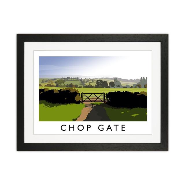 Chop Gate by Richard O'Neill - Print Corrigan Studio Format: Black Framed, Size: 43.5cm H x 53.5cm W x 3cm D on Productcaster.