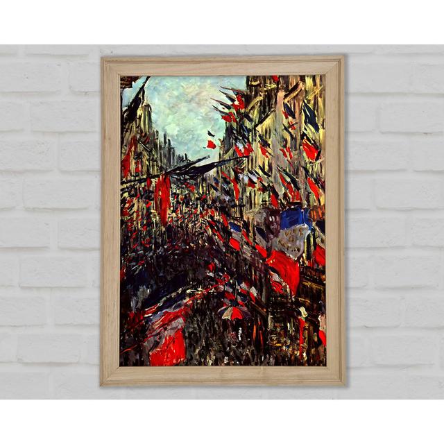 Monet Rue Staint Denis At The National Holiday - Print Bright Star Size: 29.7cm H x 21cm W x 1.5cm D on Productcaster.