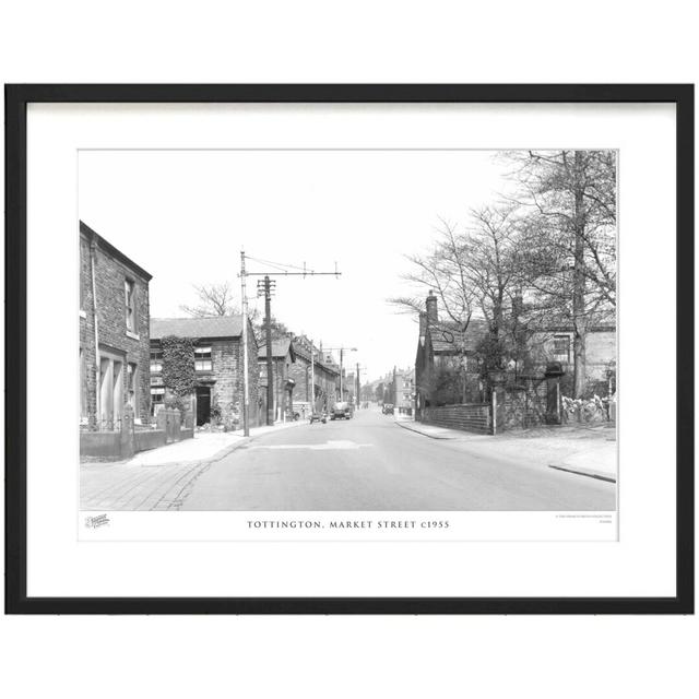 Tottington, Market Street C1955 by Francis Frith - Single Picture Frame Print The Francis Frith Collection Size: 40cm H x 50cm W x 2.3cm D on Productcaster.