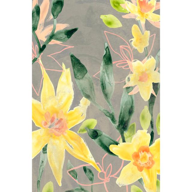 Narcissus Fresco I - Print Rosalind Wheeler Size: 76cm H x 51cm W on Productcaster.