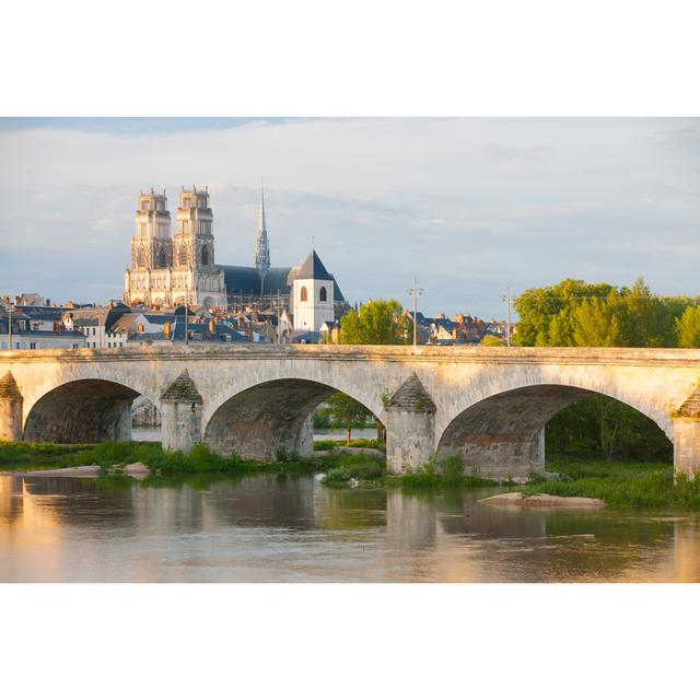 Orleans at a Cloudy Day - Wrapped Canvas Photograph 17 Stories Size: 51cm H x 76cm W on Productcaster.