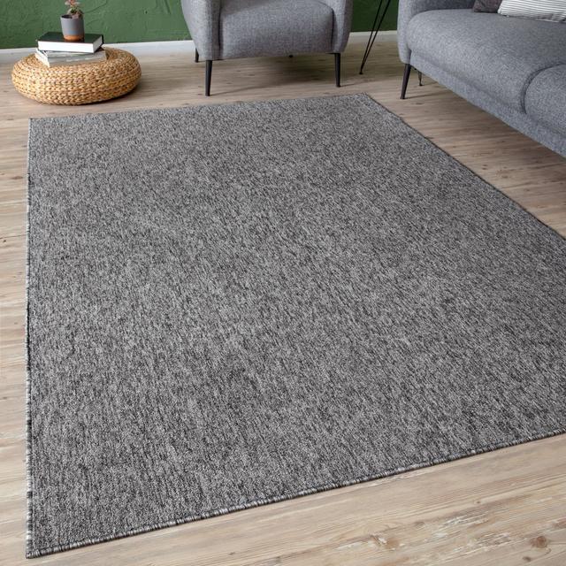 Flex Collection Solid Colour Machine Tufted Grey Area Rug THE RUGS Rug Size: Rectangle 140 x 200cm on Productcaster.