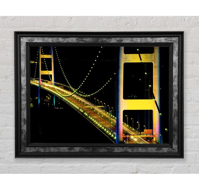 San Francisco Brücke Nahaufnahme - Einzelner Bilderrahmen Kunstdrucke Bright Star Größe: 42 cm H x 59,7 cm B x 8 cm T on Productcaster.