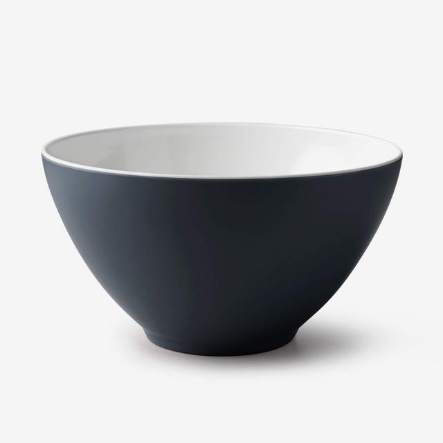 Zeal Melamine Salad Bowl Zeal Colour: Dark Grey on Productcaster.