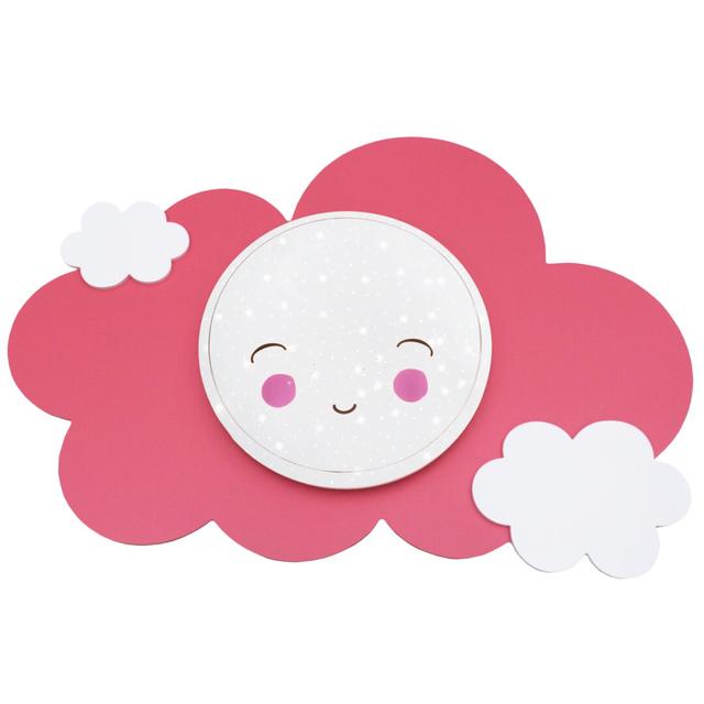 Dudek 1-Light LED Flush Mount Zoomie Kids Farbe (Fassung): Pink on Productcaster.