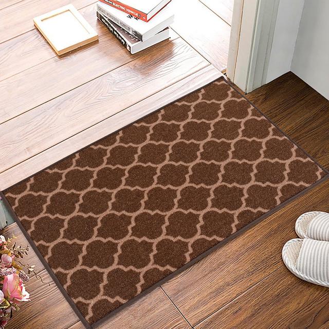 Falkland Machine Woven Brown Rug Marlow Home Co. Rug Size: Rectangle 57 x 90cm on Productcaster.