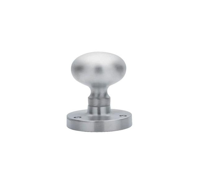 Victorian Passage Door Knob Manital Finish: Satin Chrome on Productcaster.